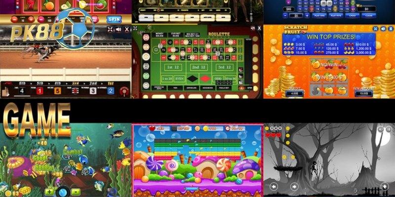 Đắm chìm trong kho game siêu hot của PK88 casino